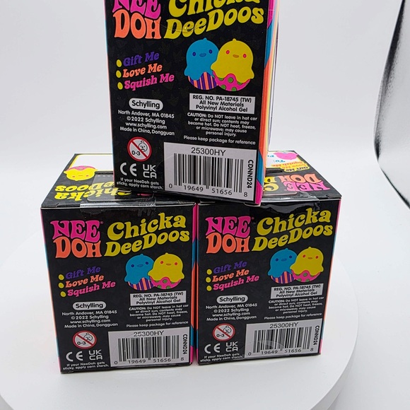 1 pc Nee Doh Chicka Deedoos Plush Squeeze Toys- Kid Easter Gift - PINK - Picture 2 of 2
